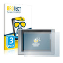 3x BROTECT AirGlass Matte Glass Screen Protector for Siemens Simatic TP1200 Comfort