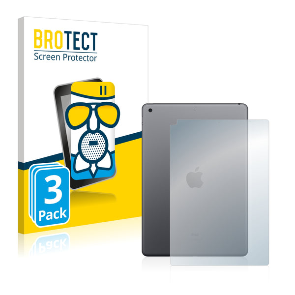 3x BROTECT Matte Screen Protector for Apple iPad 10.2? WiFi 2021 (9th. generation, Back)