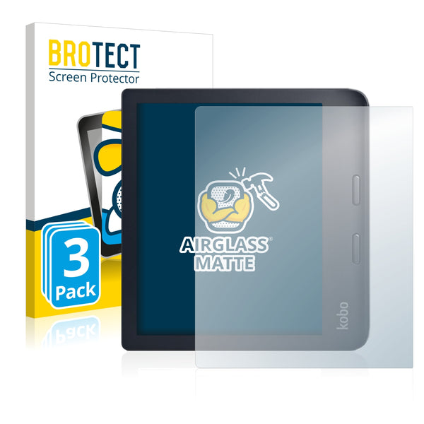 3x BROTECT Matte Screen Protector for Kobo Libra 2