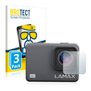 3x BROTECT Matte Screen Protector for Lamax X9.1 Lens (housing)