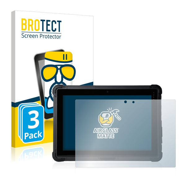 3x BROTECT AirGlass Matte Glass Screen Protector for Ico imaraTab 10