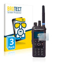 3x BROTECT AirGlass Matte Glass Screen Protector for Motorola MTP3250