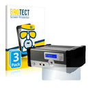 3x BROTECT AirGlass Matte Glass Screen Protector for H-Tronic Akkumaster C5