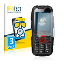 3x BROTECT AirGlass Matte Glass Screen Protector for i.safe IS120.1