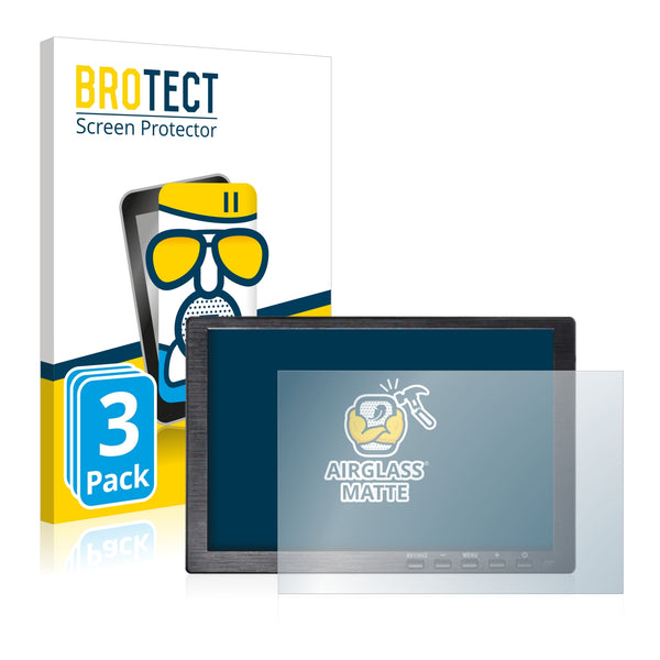 3x BROTECT AirGlass Matte Glass Screen Protector for Kenowa TFT LED Portable Monitor (10.1)