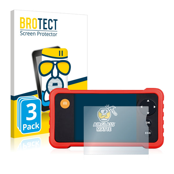 3x BROTECT AirGlass Matte Glass Screen Protector for Launch Creader Professional 123 / 129 Premium