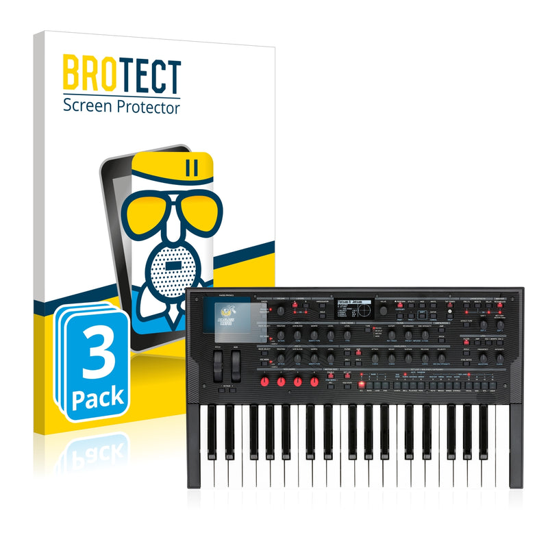 3x Anti-Glare Screen Protector for Korg modwave wavetable synthesizer
