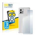 3x Anti-Glare Screen Protector for Motorola Moto G72 (Back)