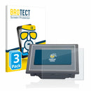 3x Anti-Glare Screen Protector for Delta DOP-112MX / DOP-112WX