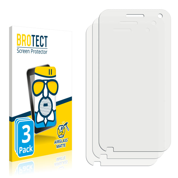 3x BROTECT AirGlass Matte Glass Screen Protector for Point Mobile PM30