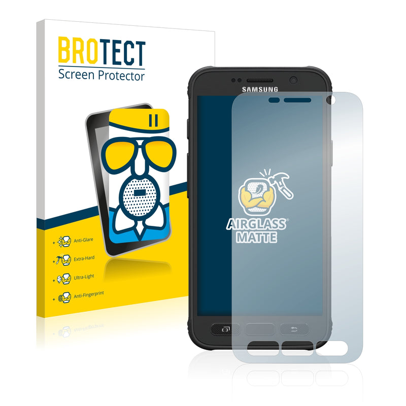 BROTECT AirGlass Matte Glass Screen Protector for Samsung Galaxy S7 Active