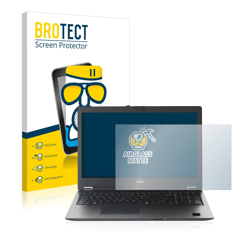 BROTECT AirGlass Matte Glass Screen Protector for Fujitsu Lifebook U758 Non-Touch