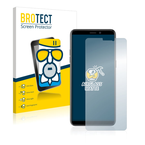 BROTECT AirGlass Matte Glass Screen Protector for Ulefone P6000 Plus