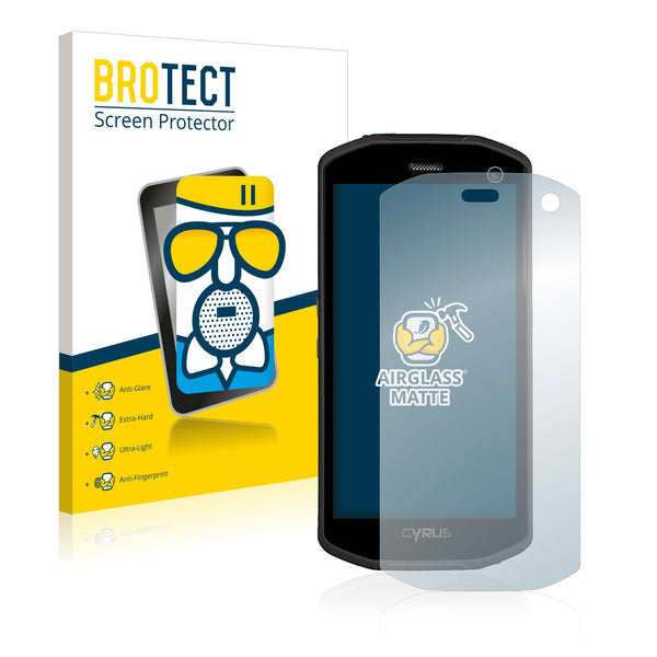 BROTECT AirGlass Matte Glass Screen Protector for Cyrus CS28 Hipster Rev2