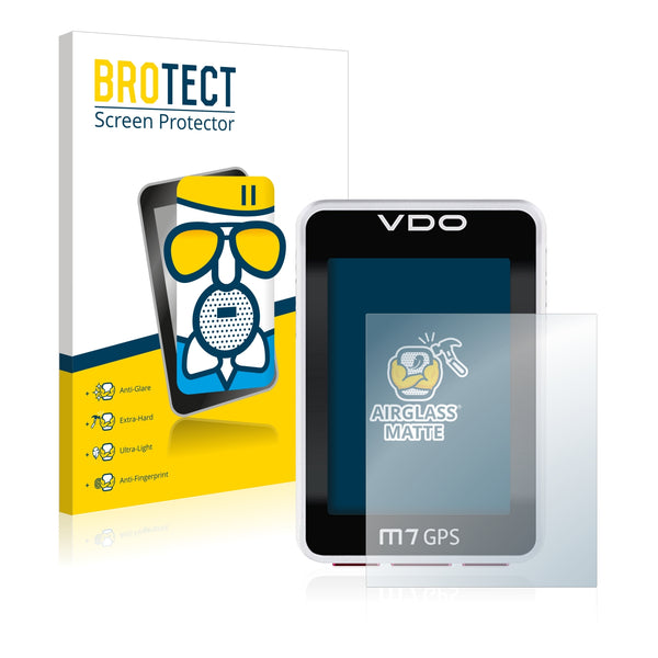 BROTECT AirGlass Matte Glass Screen Protector for VDO M7 GPS