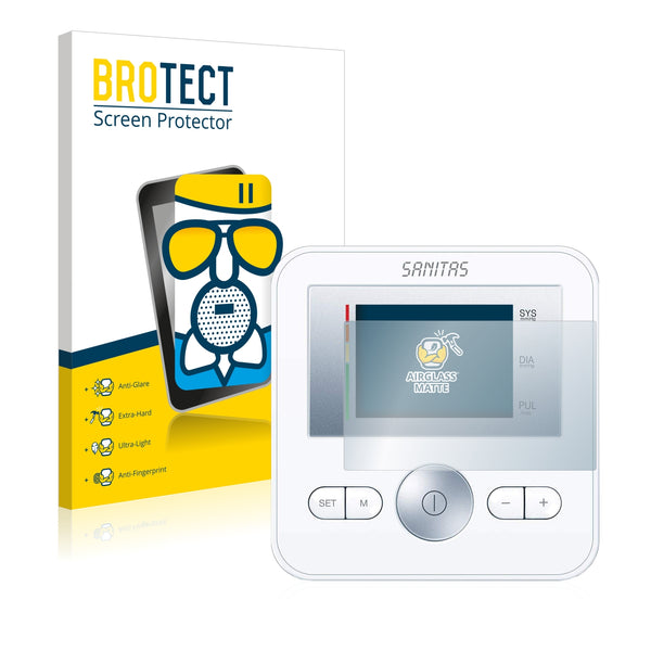 BROTECT AirGlass Matte Glass Screen Protector for Sanitas SBM 18