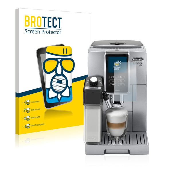 BROTECT AirGlass Matte Glass Screen Protector for DeLonghi Dinamica Plus ECAM 370.95.S