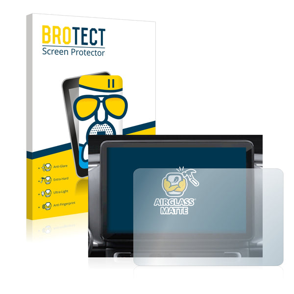 BROTECT AirGlass Matte Glass Screen Protector for Fiat Ducato 2021 10 Uconnect Radio