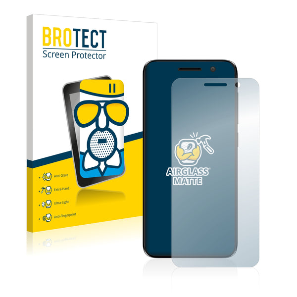 BROTECT AirGlass Matte Glass Screen Protector for Alcatel 1 (2018)