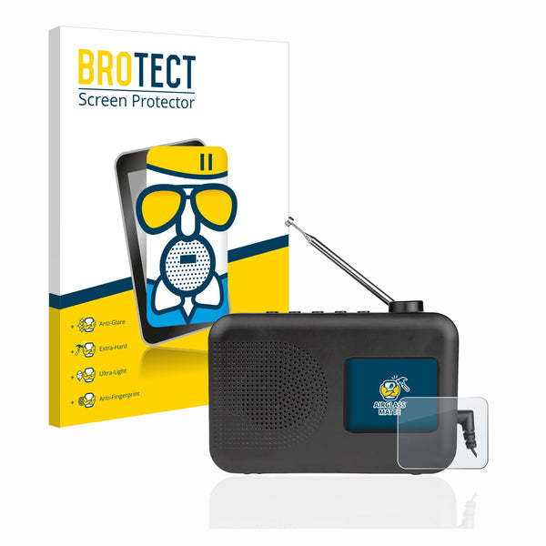 Anti-Glare Screen Protector for SilverCrest DAB+ / UKW Radio SDABC 1 A1we