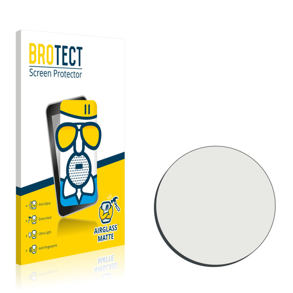 BROTECT AirGlass Matte Glass Screen Protector for Watches (Circular, Diameter: 18 mm)